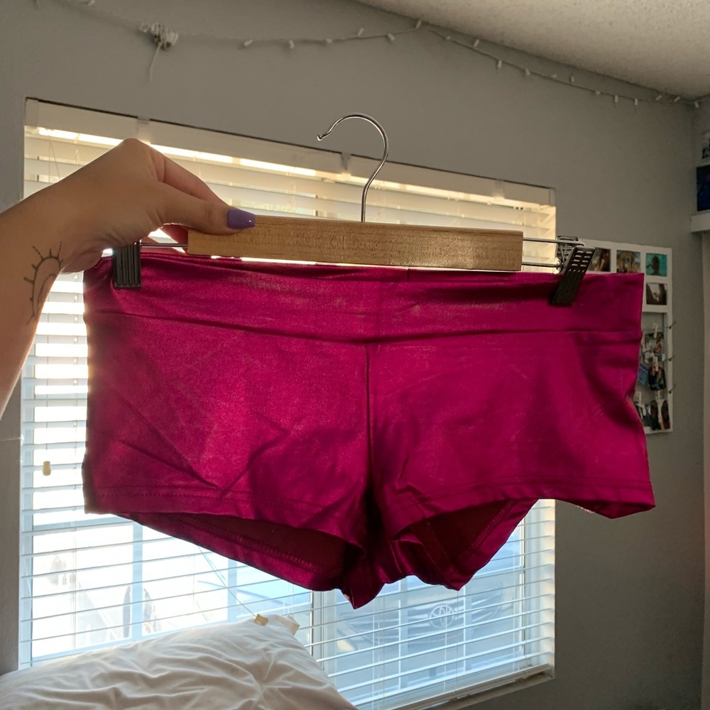 Pink Rave Booty Shorts